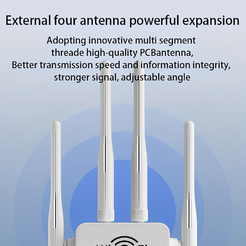 2025 Upgraded 5G Wifi Extender – Dual-Band 5Ghz/2.4Ghz, Covers up to 10,000 Sq. Ft., Supports 100 Devices, Perfect for Home, Office & Gifting