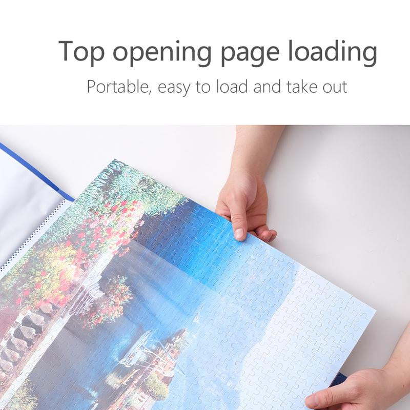 Art Collection Puzzle Storage Folder for 1000-Pieces: Large Capacity Jigsaw Puzzles Organizer Portable with 20 Pockets, Dustproof & Protective Puzzle Accessory Maximum Installable Capacity 20.2In*27.9In/51.5Cm*71Cm