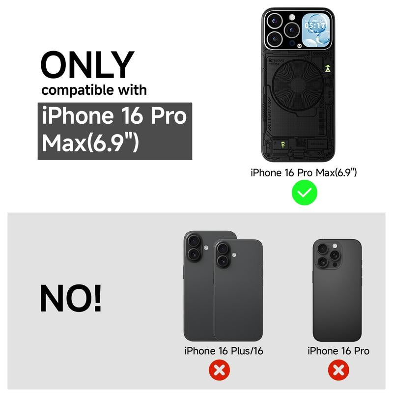 1. 75-Inch AMOLED HD Screen Phone Case, Magnetic Mobile Phone Wireless Charging, Ultra-Thin Design, BT Camera Real-Time Preview, BT Message, IP68 Waterproof, Music, Weather, Calculator, Timer, 10-Second Video Dial Customization, Practical Gadgets, Gift