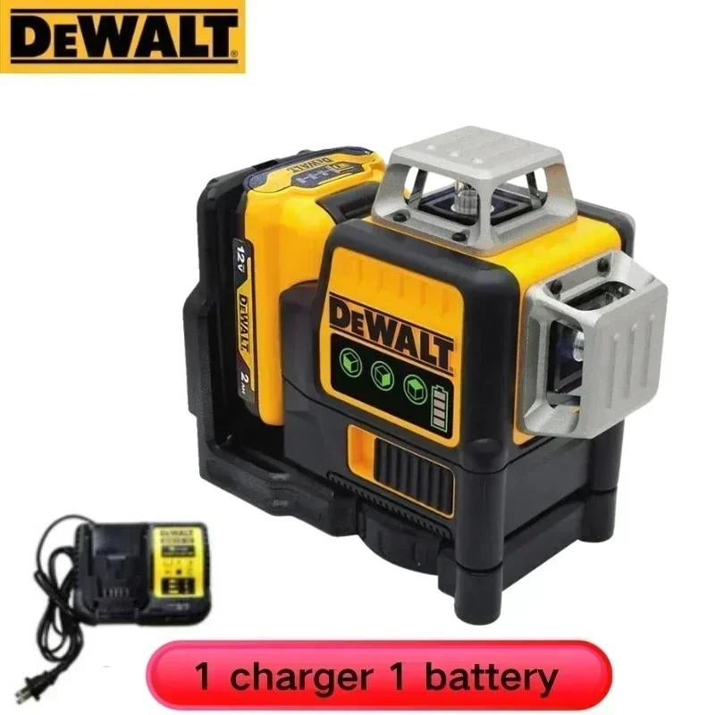 DEWALT Laser Level DW089LG Self Levelling 12 Line 3 X 360 Degrees Green Beam 12V MAX Li-Ion Battery Lasers Laser Level