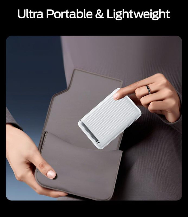 MOVE SPEED Qi2 Certified Magsafe Battery Pack, Kickstand 10,000Mah 15W Ultra-Fast Charging Portable Charger, Ergonomic Design, 30W USB-C Magslim Charger with Cable for Iphone 16/15/14/13/12,Father'S Day Gift
