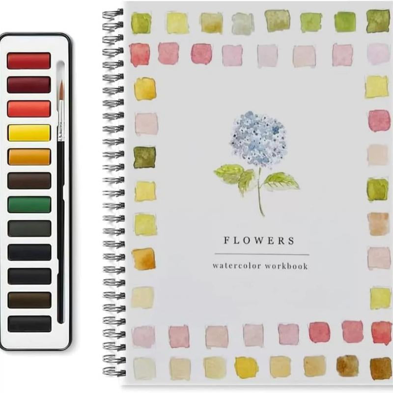 Beginner-Friendly Birds Watercolor Workbooks, Art Craftspainting Supplies, Water Color Book for Kids Adults Teens(Animals)