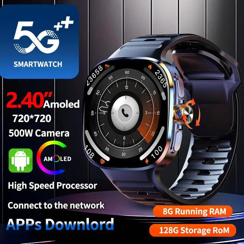 NEW M99 Smartwatch 2.4Inch Larger Screen with 190 ° Rotary Camera GPS Position WIFI Connect App Download Android 10.0 Smart Watch