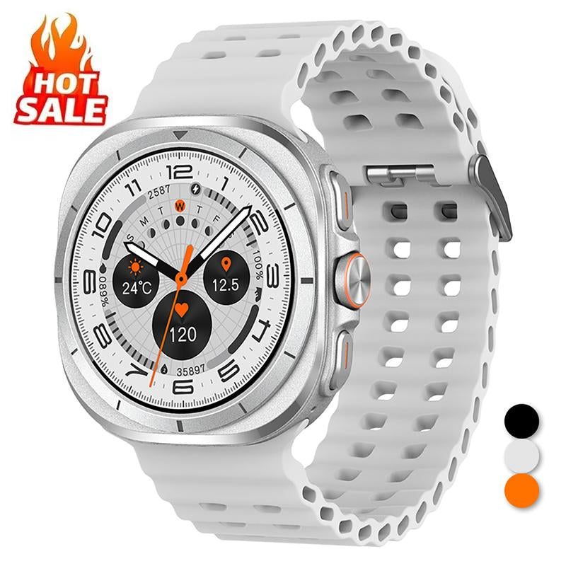 W&O Wireless Smartwatches , Full Touch Display, Weather Forecasts, Remote Camera Control, Music Management - USB Rechargeable, for Android & for Iphone - Perfect Christmas and New Year Gift