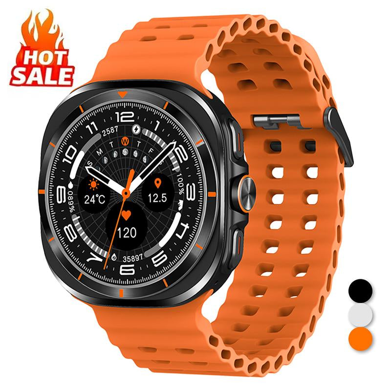 W&O Wireless Smartwatches , Full Touch Display, Weather Forecasts, Remote Camera Control, Music Management - USB Rechargeable, for Android & for Iphone - Perfect Christmas and New Year Gift
