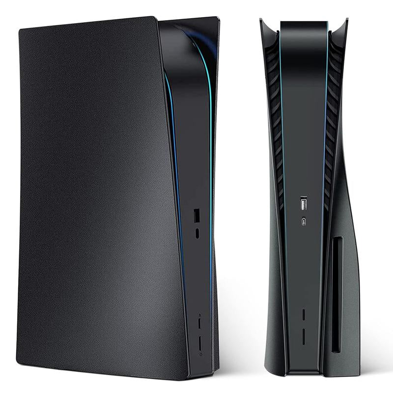 PS 5 Disc Edition Matte Black Plate Cover Shell Case for Play Station 5 Console