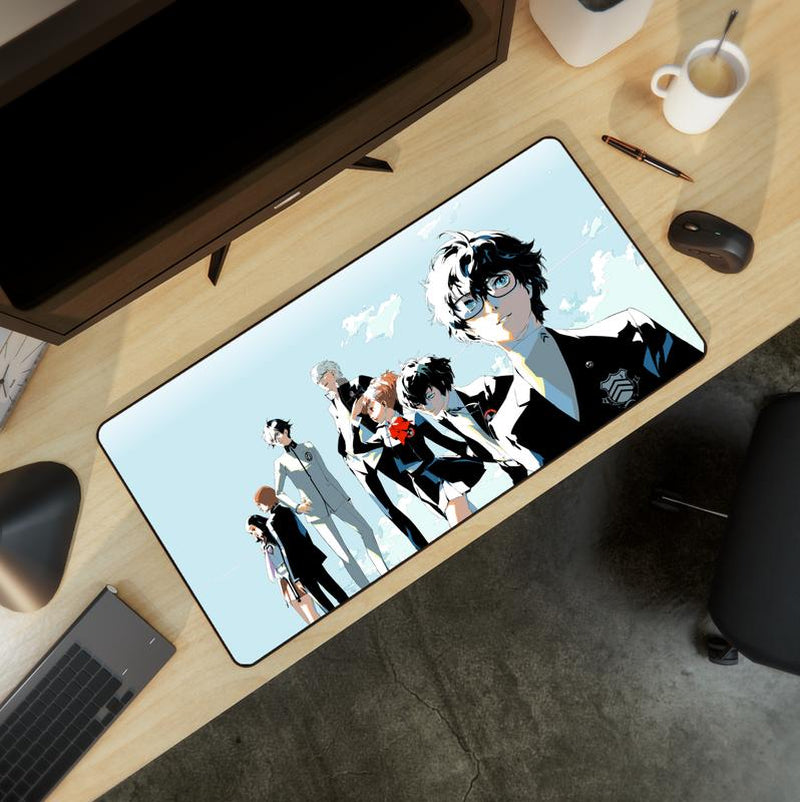 Extra Large Anime Gaming Mousepad - JRPG, Anime Mat with Anti-Slip Rubber Base, Gaming Deskmat