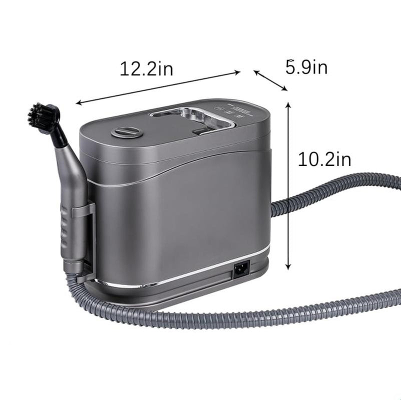 99% Sterilize Handheld Steam Cleaner | 1.2L & 11 Tools for Tile Grout/Car/Sofa | Rechargeable Cordless Carpet