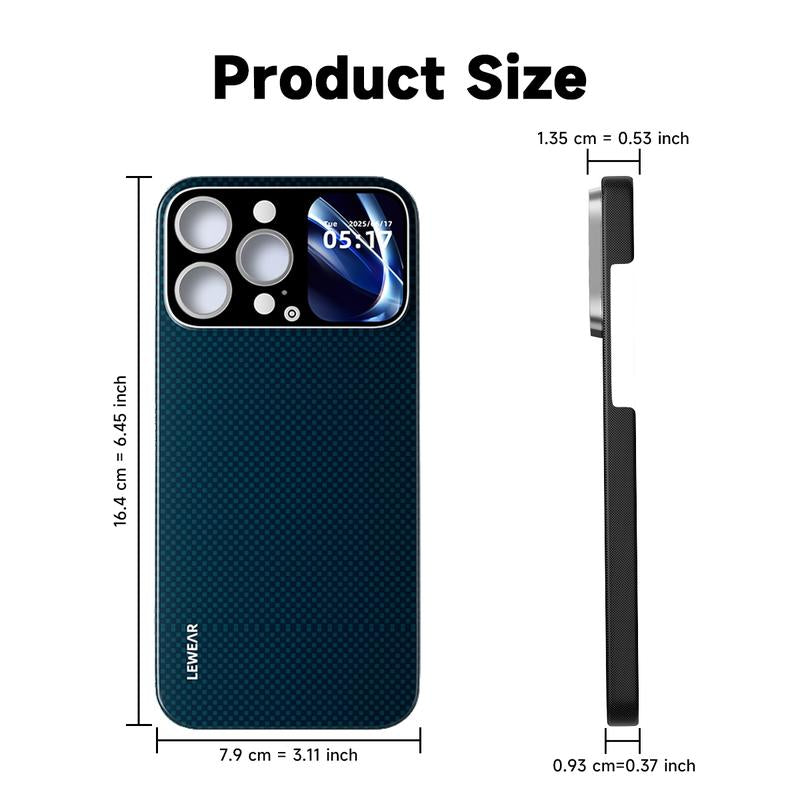 1. 75-Inch AMOLED HD Screen Phone Case, Magnetic Mobile Phone Wireless Charging, Ultra-Thin Design, BT Camera Real-Time Preview, BT Message, IP68 Waterproof, Music, Weather, Calculator, Timer, 10-Second Video Dial Customization, Practical Gadgets, Gift