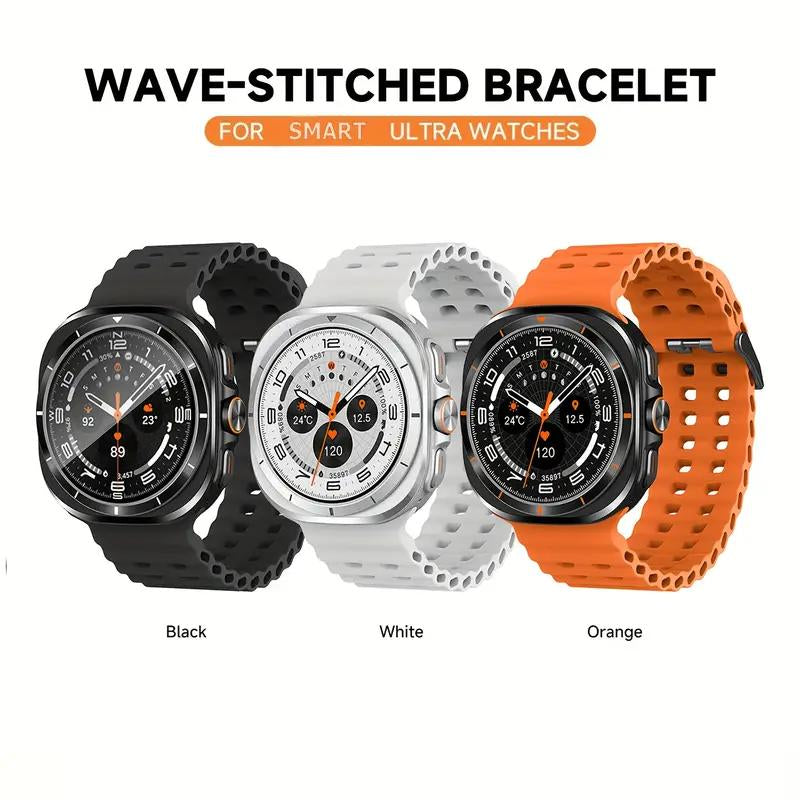 W&O Wireless Smartwatches , Full Touch Display, Weather Forecasts, Remote Camera Control, Music Management - USB Rechargeable, for Android & for Iphone - Perfect Christmas and New Year Gift