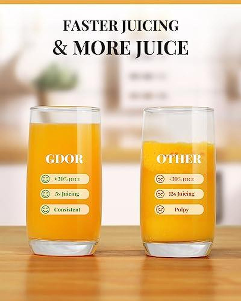 800W Juicer with 3" Wide Feed Chute, Titanium Blades & Dual Speeds — Easy Juice Extractor for Fruits & Veggies