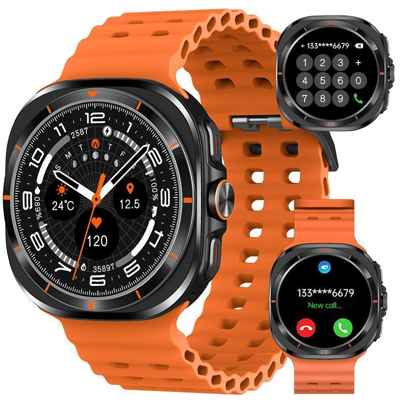 W&O Wireless Smartwatches , Full Touch Display, Weather Forecasts, Remote Camera Control, Music Management - USB Rechargeable, for Android & for Iphone - Perfect Christmas and New Year Gift