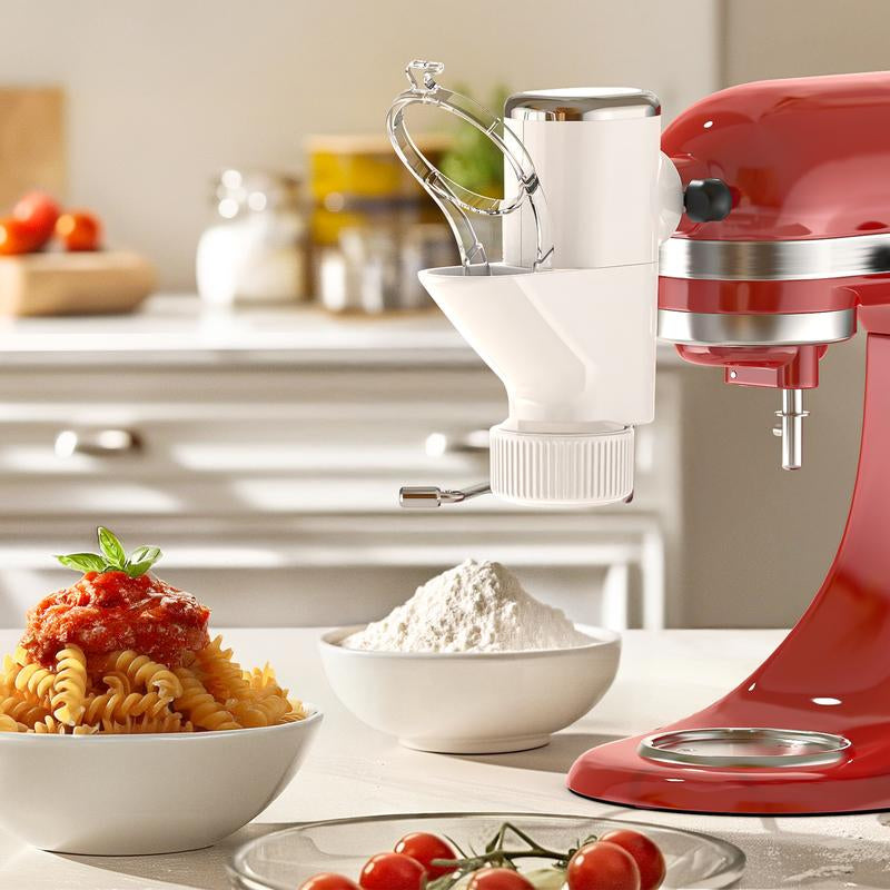 Gvode Pasta Press Attachment for Kitchenaid Stand Mixers with 7 Interchangeable Pasta Plates & Pasta Extruder Accessories