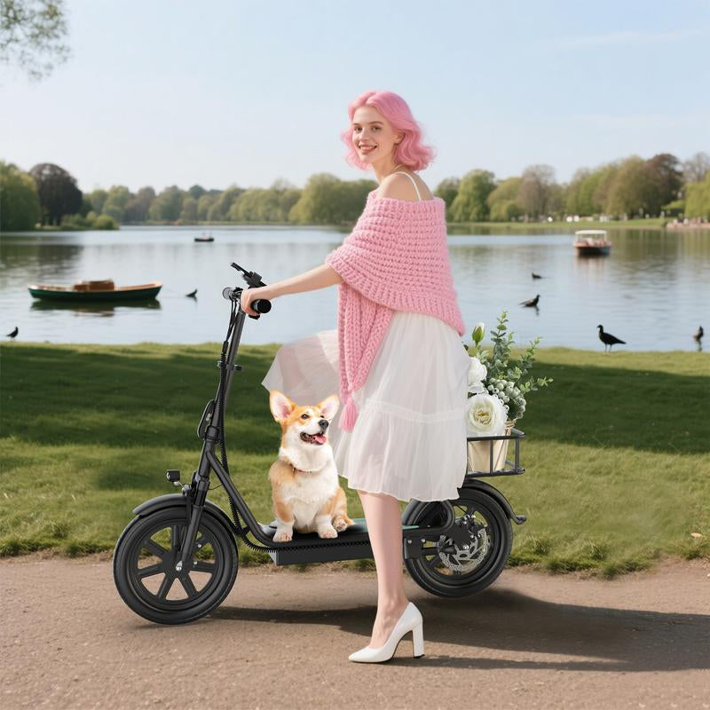 Electric Scooter, 500W Motor, Top Speed 22 MPH, Long Battery Life, 22-28 Miles per Charge, LCD Display, Dual Braking System Commuter Scooter for Adults
