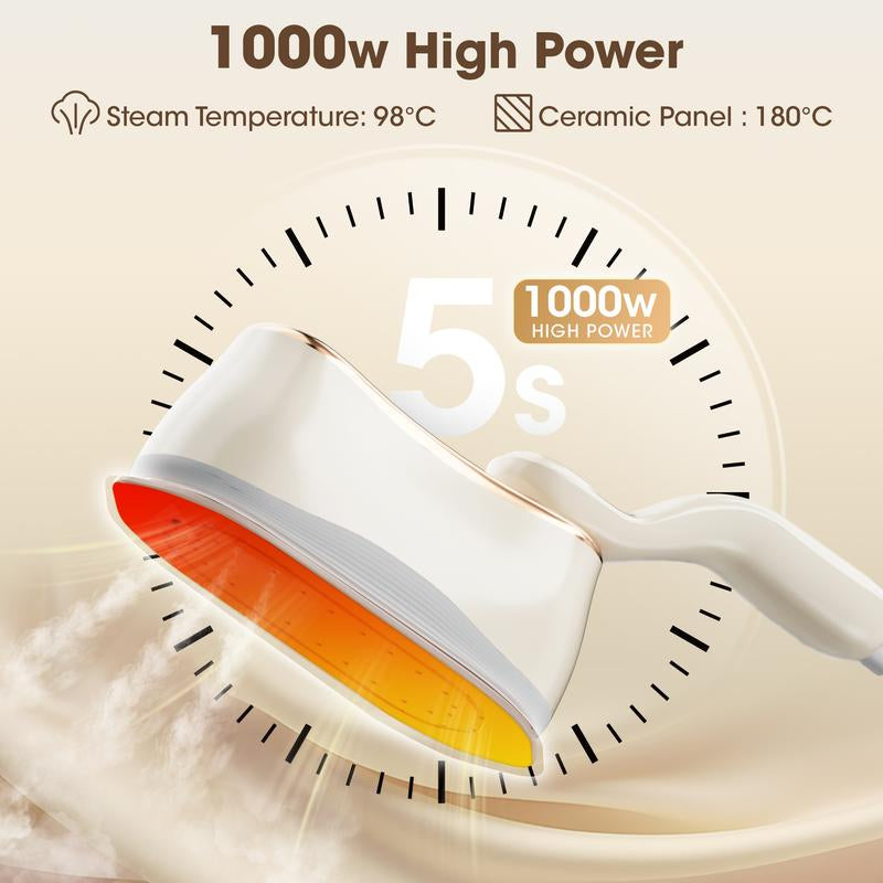 TEHANLD Travel Steamer Iron for Clothes Mini - Portable Ironing Machine Travel Small Size Portable Steamer Travel College Dorm Home Essentials Steamer for Clothes