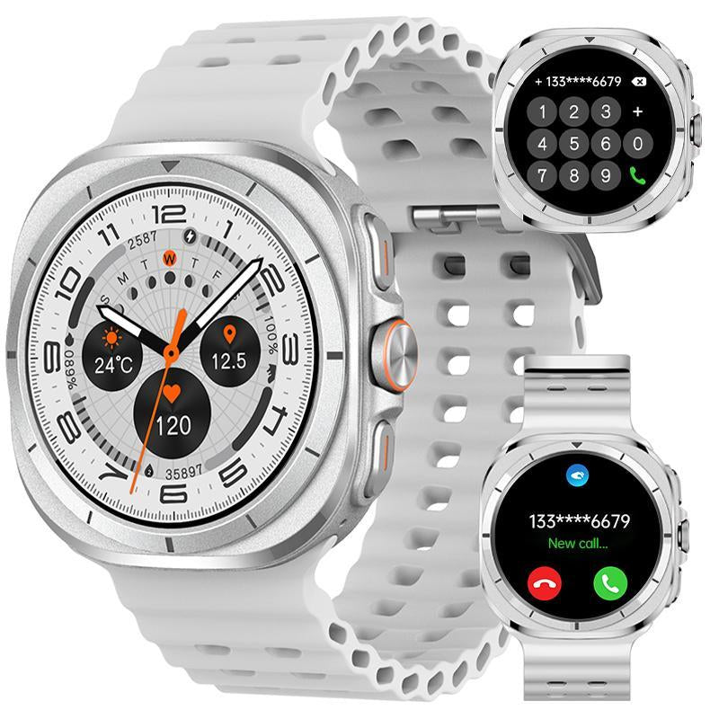 W&O Wireless Smartwatches , Full Touch Display, Weather Forecasts, Remote Camera Control, Music Management - USB Rechargeable, for Android & for Iphone - Perfect Christmas and New Year Gift