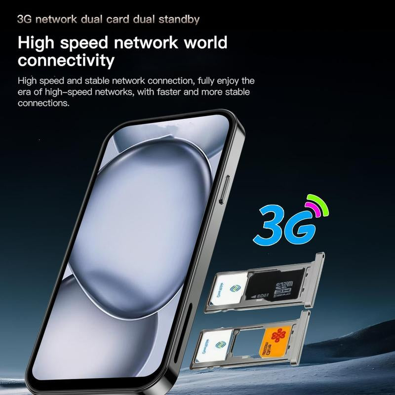 Mini Smartphone, 4.0 Inch Android 10.0 Phone, 2+16GB RAM Cellphone, 3G Network Dual Card Mobile Phone with 2000Mah Battery, Portable Fashion Phone, Multifunction Touchscreen Smartphone