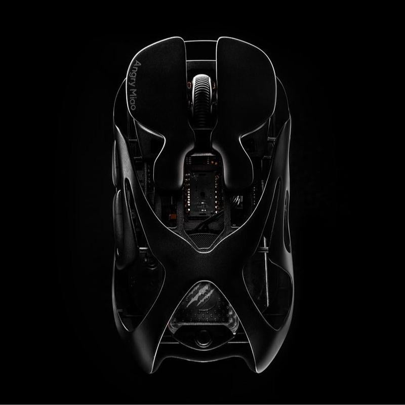 AM Infinity Wireless Gaming Mouse - 30K DPI, 7 RGB Buttons, Dual Mode, Ultra-Light 49G with Ultra-Smooth Glass Pad and Scratch-Resistant Nano-Coating (Silk Glass Mousepad Not Included)
