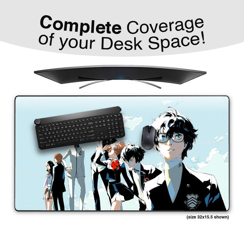 Extra Large Anime Gaming Mousepad - JRPG, Anime Mat with Anti-Slip Rubber Base, Gaming Deskmat