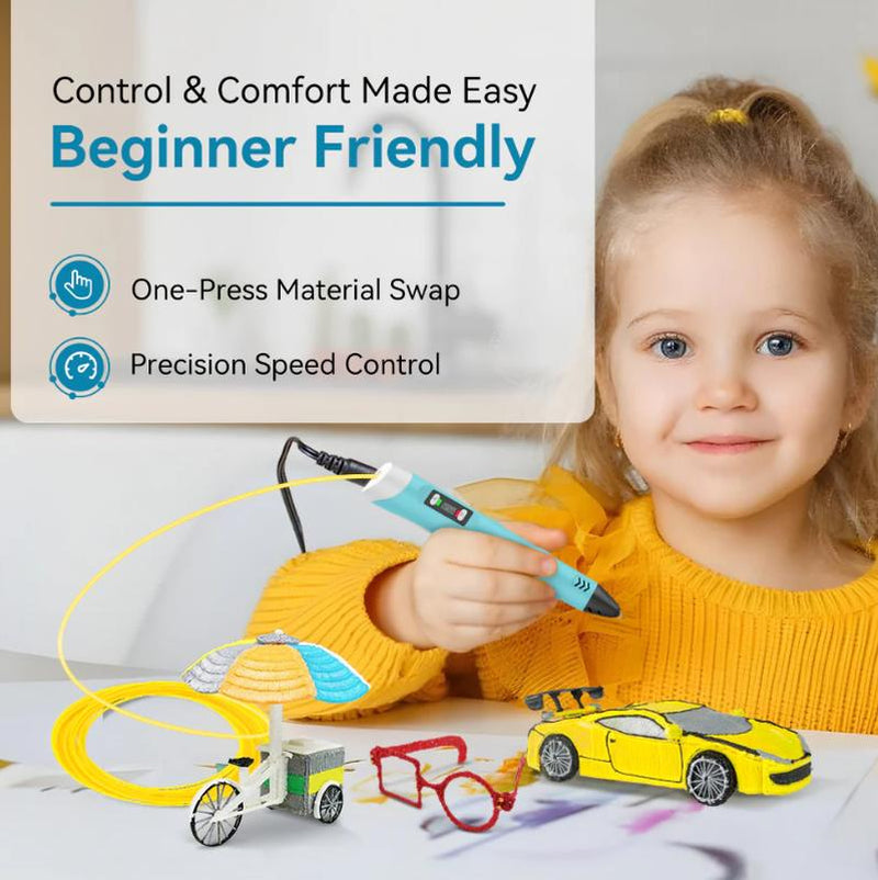 SUNLU 3D Pen 3D Printing Pen SL-200 Perfect Gift for Creative Kids Suitable for Children Aged 5 and Above