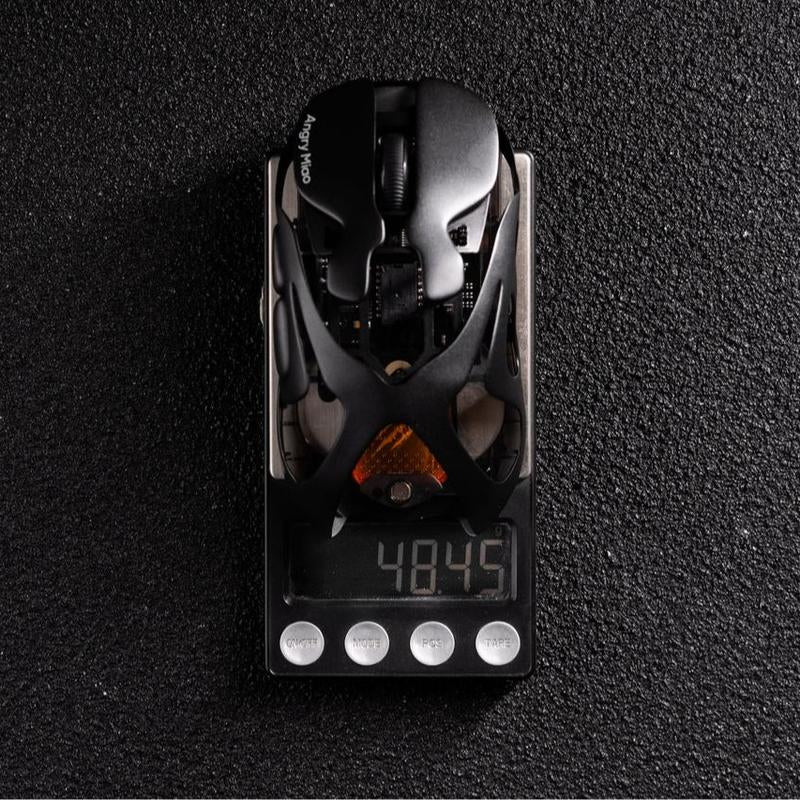 AM Infinity Wireless Gaming Mouse - 30K DPI, 7 RGB Buttons, Dual Mode, Ultra-Light 49G with Ultra-Smooth Glass Pad and Scratch-Resistant Nano-Coating (Silk Glass Mousepad Not Included)