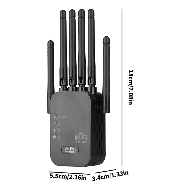 Wifi Extender, 300 Mbps Dual Band (5Ghz/2.4Ghz) Signal Booster, Repeater with Ethernet Port for Home, Gifts Wifi Extender Wifi Portable Range Indoor