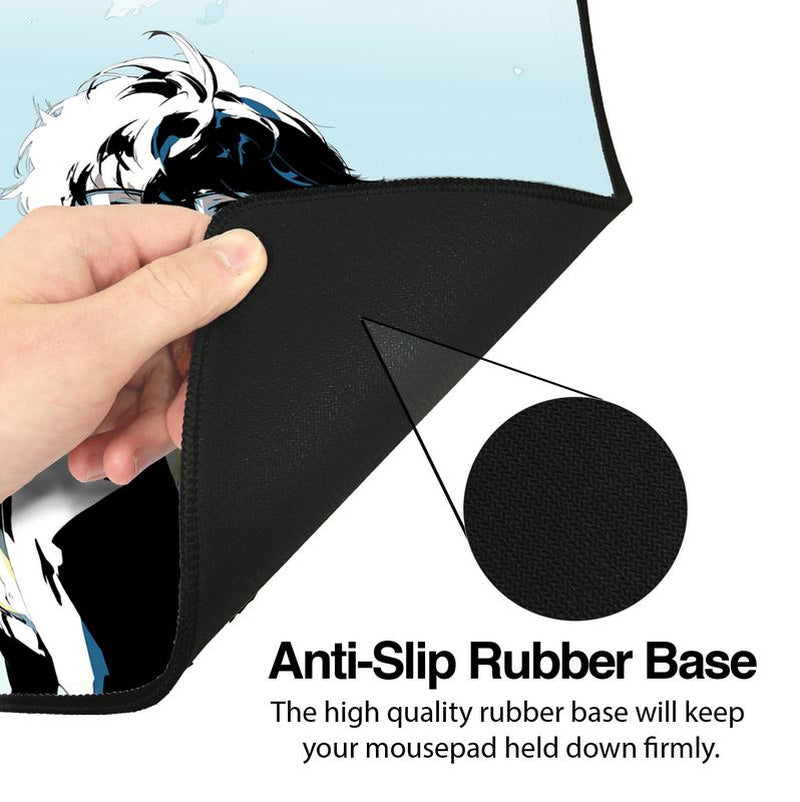 Extra Large Anime Gaming Mousepad - JRPG, Anime Mat with Anti-Slip Rubber Base, Gaming Deskmat