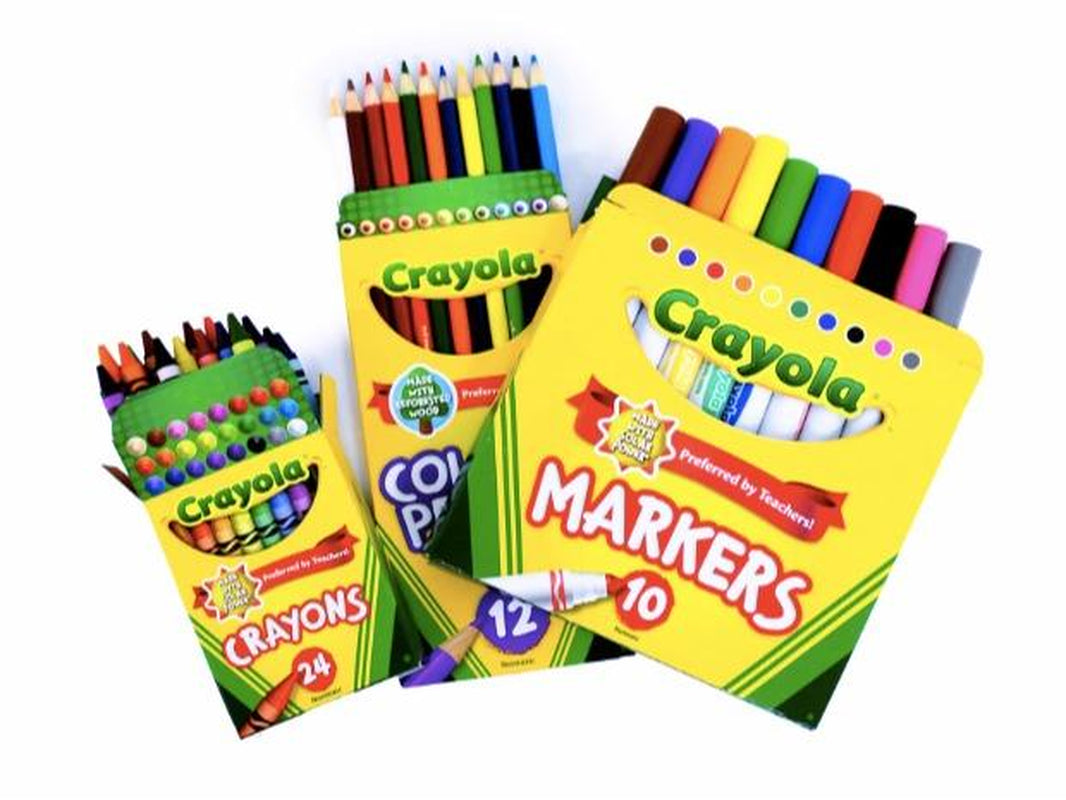 Back to School Supply Box Grades K-5 - School Supply Kit Back to School Essentials - 32 Pieces