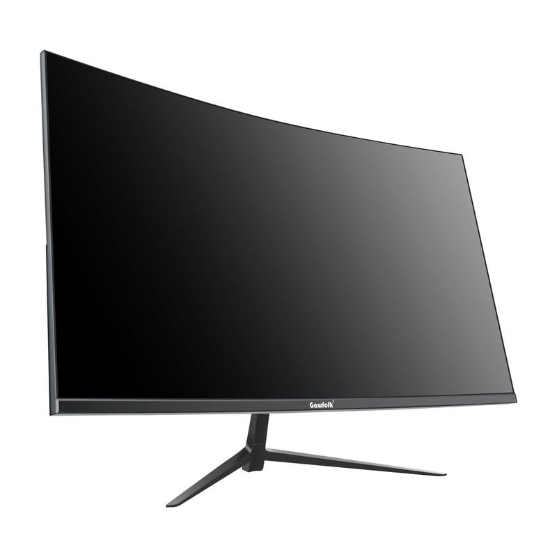 Rehisk 27'' 2K QHD 165Hz Curved Gaming Monitor - 2560P, 1Ms IPS Panel, Adaptivesync, Ultra-Thin Bezel, Tilt Adjustable