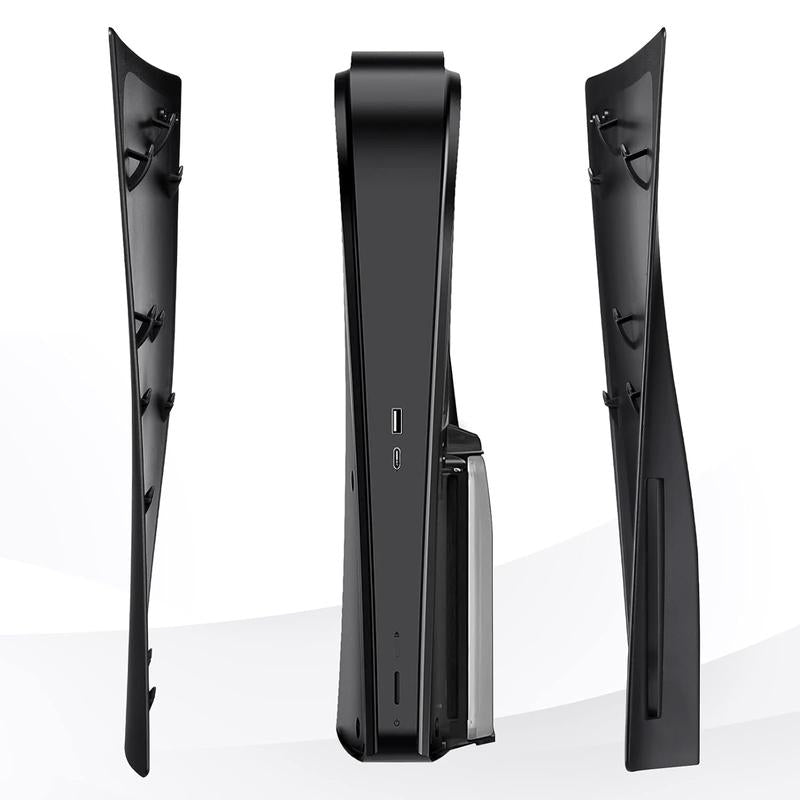 PS 5 Disc Edition Matte Black Plate Cover Shell Case for Play Station 5 Console
