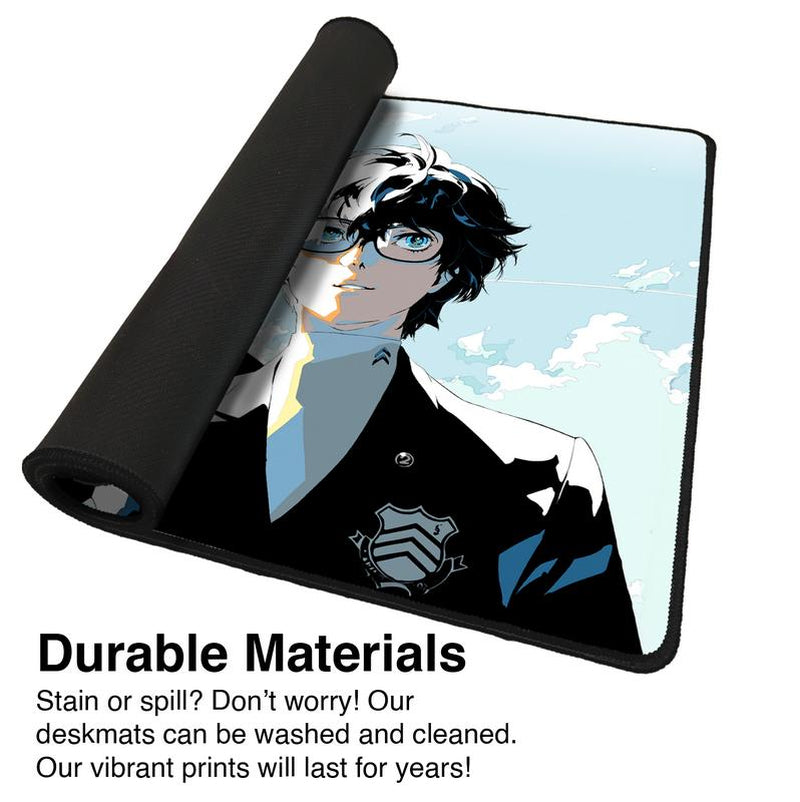 Extra Large Anime Gaming Mousepad - JRPG, Anime Mat with Anti-Slip Rubber Base, Gaming Deskmat