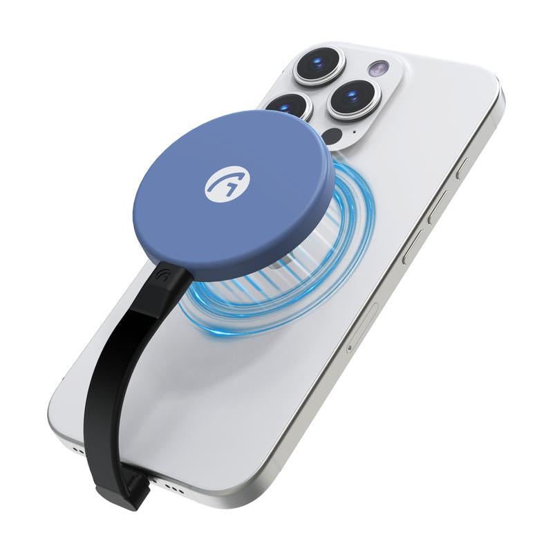 Aiffro P08 Magnetic Portable SSD with Thin Body, up to 550Mb/S Read Speeds, Supports Iphone 15 Pro, Iphone 16 Pro & Higher, and More Operating Systems