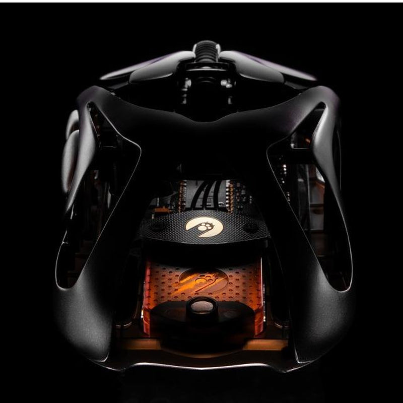 AM Infinity Wireless Gaming Mouse - 30K DPI, 7 RGB Buttons, Dual Mode, Ultra-Light 49G with Ultra-Smooth Glass Pad and Scratch-Resistant Nano-Coating (Silk Glass Mousepad Not Included)