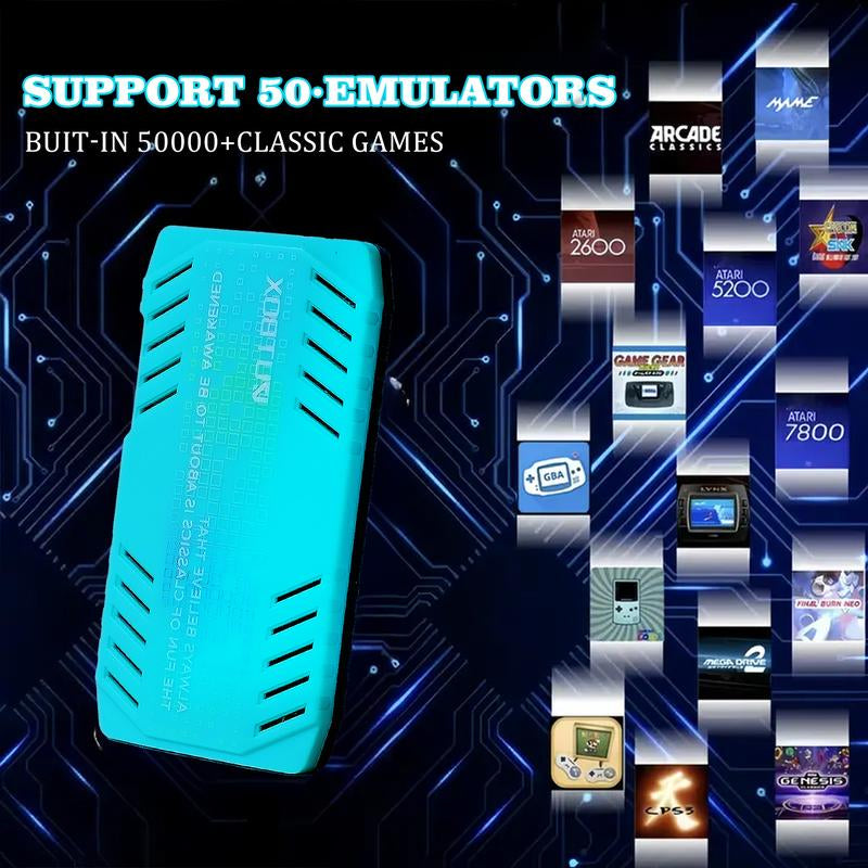 UTX Upgrades Retro Game Console Stick :50000 Games in 1 Game Nostalgia Gaming Stick Dual 2.4G Wireless Controllers, Plug & Play TV Video Gaming Stick