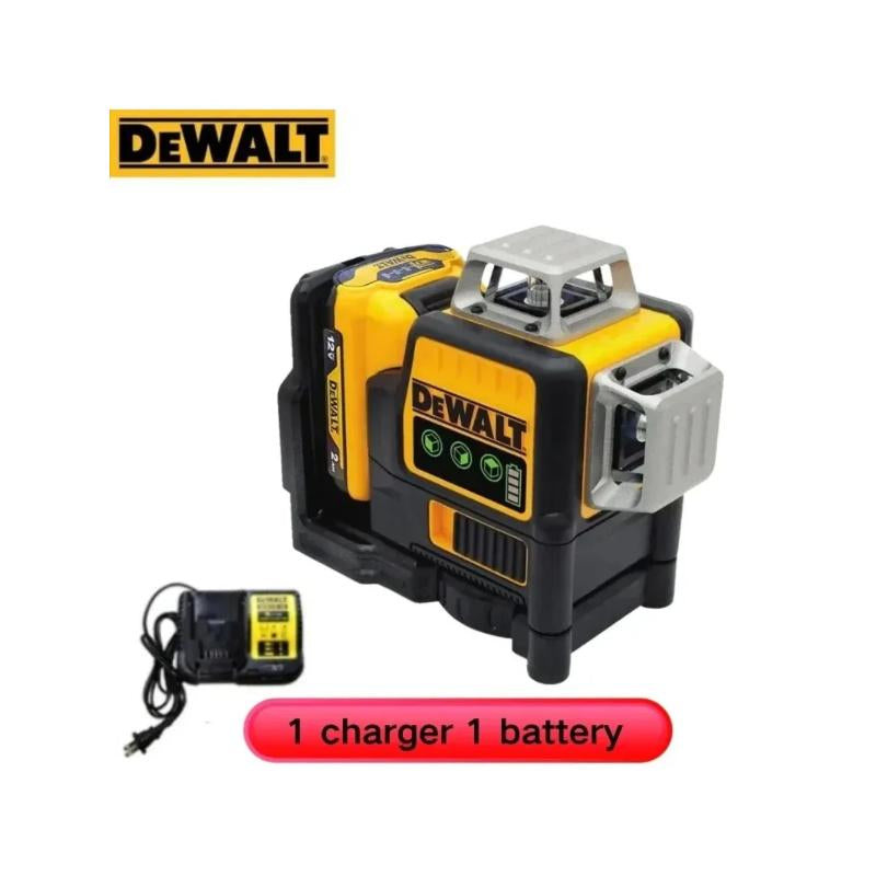 DEWALT Laser Level DW089LG Self Levelling 12 Line 3 X 360 Degrees Green Beam 12V MAX Li-Ion Battery Lasers Laser Level