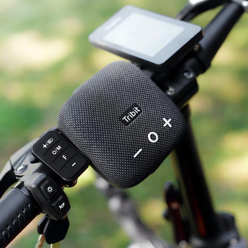 TRIBIT Stormbox Micro 2 Portable Bluetooth Speaker, Bike Speaker with IP67 Waterproof, Bluetooth 5.3, 12H Playtime, Powerbank Wireless Speaker