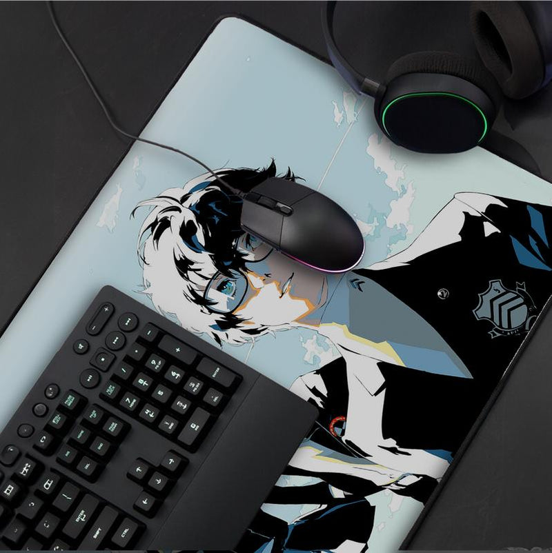 Extra Large Anime Gaming Mousepad - JRPG, Anime Mat with Anti-Slip Rubber Base, Gaming Deskmat