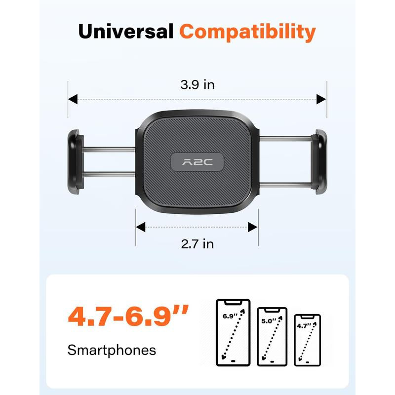 Flexible Phone Holder for Treadmill, Spin Bike, Stroller, Shopping Cart, Desk, Portable Gooseneck 16.5” Long Arm Phone Mount for 4.7”-6.9" Smartphones
