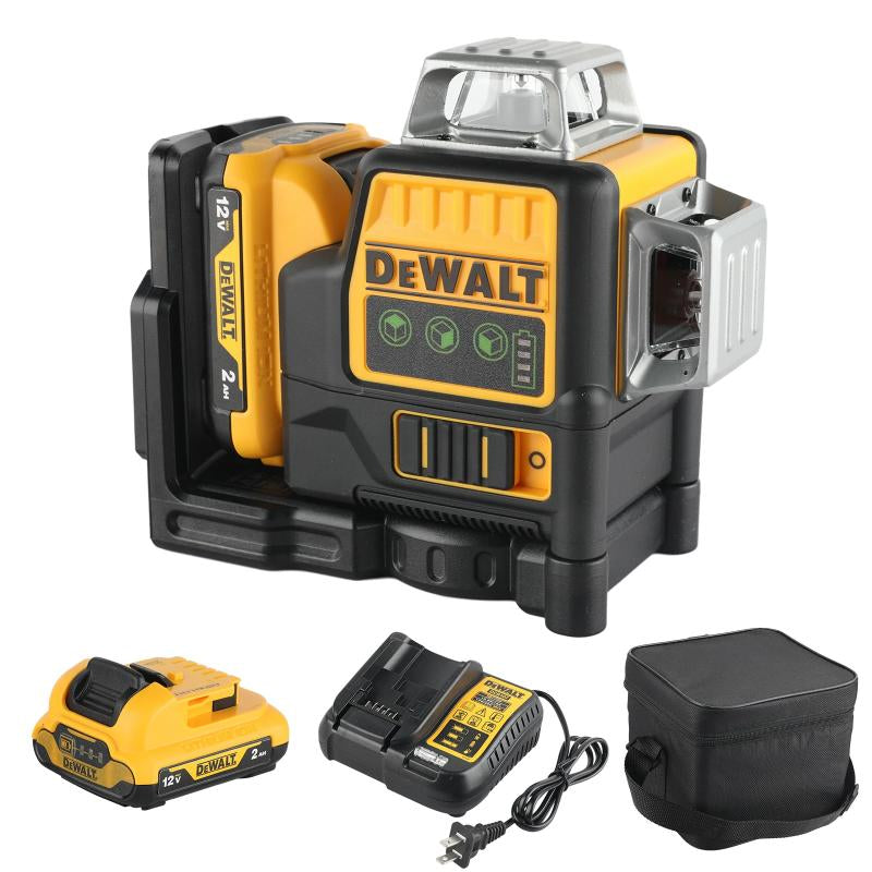 DEWALT Laser Level DW089LG Self Levelling 12 Line 3 X 360 Degrees Green Beam 12V MAX Li-Ion Battery Lasers Laser Level