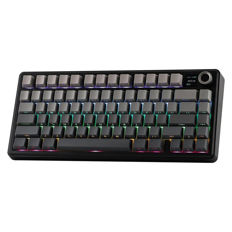 Aula F75 MAX Gasket-Mounted Hot- Swappable Wireless Mechanical Keyboard with TFT Screen and Knob, Gift for Friend, Gaming Accessories