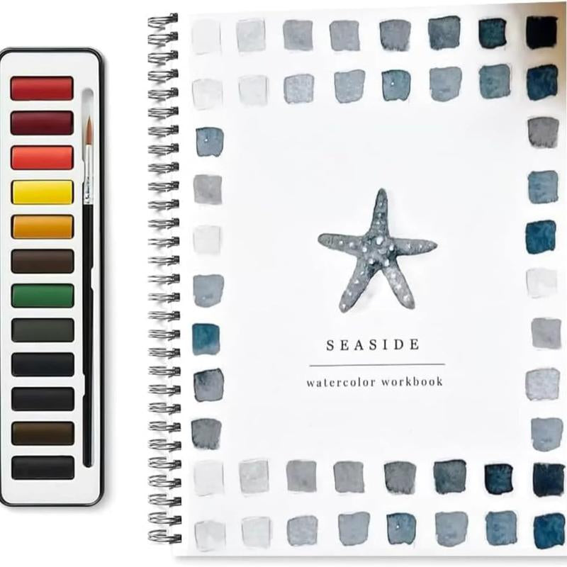 Beginner-Friendly Birds Watercolor Workbooks, Art Craftspainting Supplies, Water Color Book for Kids Adults Teens(Animals)