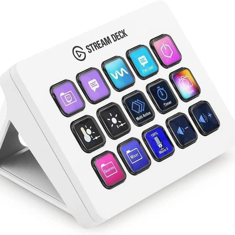 Elgato Stream Deck MK.2 Studio Controller with 15 Macro Keys, Trigger Actions in Apps, Works with Mac & PC, Ideal for OBS, Twitch, Youtube & More