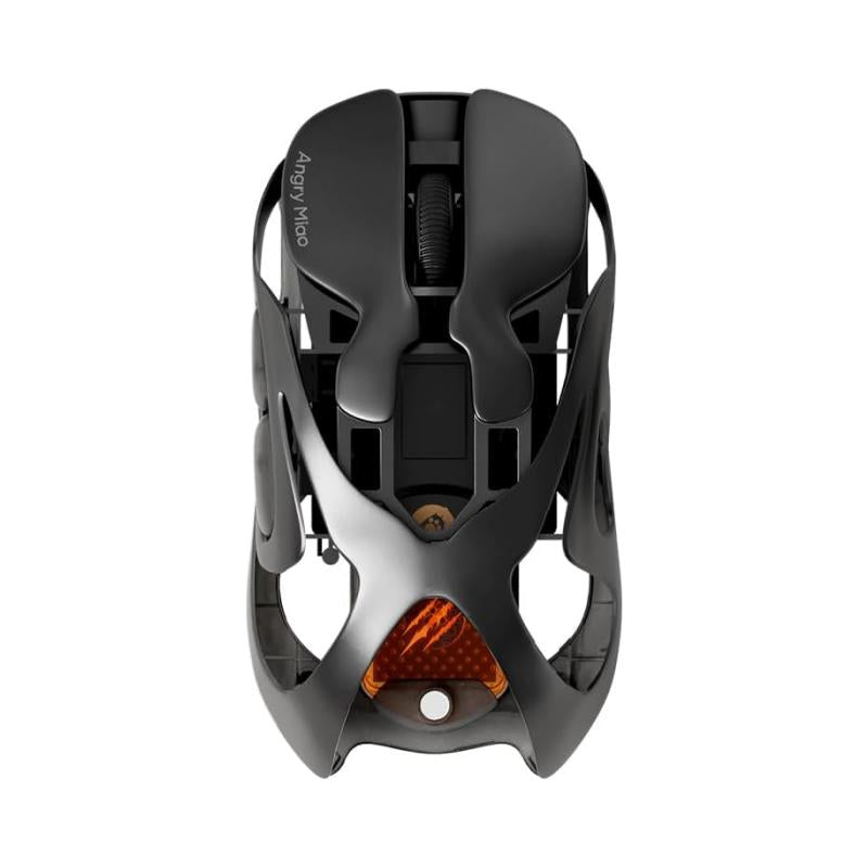 AM Infinity Wireless Gaming Mouse - 30K DPI, 7 RGB Buttons, Dual Mode, Ultra-Light 49G with Ultra-Smooth Glass Pad and Scratch-Resistant Nano-Coating (Silk Glass Mousepad Not Included)