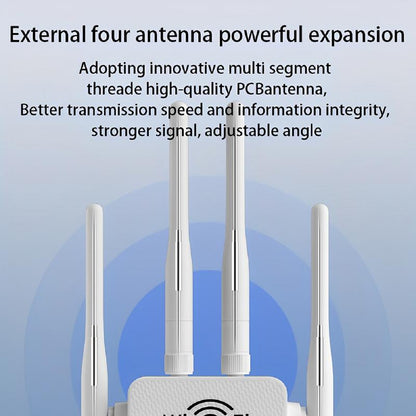 2025 Upgraded 5G Wifi Extender – Dual-Band 5Ghz/2.4Ghz, Covers up to 10,000 Sq. Ft., Supports 100 Devices, Perfect for Home, Office & Gifting