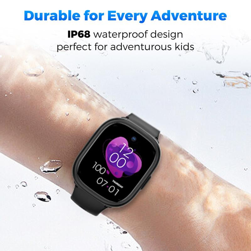 Miro Kids 4G Cellular Watch GPS Tracking as Smartphone Use - Waterproof, In-Class Mode, Supports 4 Modes & 8+ Bands, MIRO-W1 Model - Card