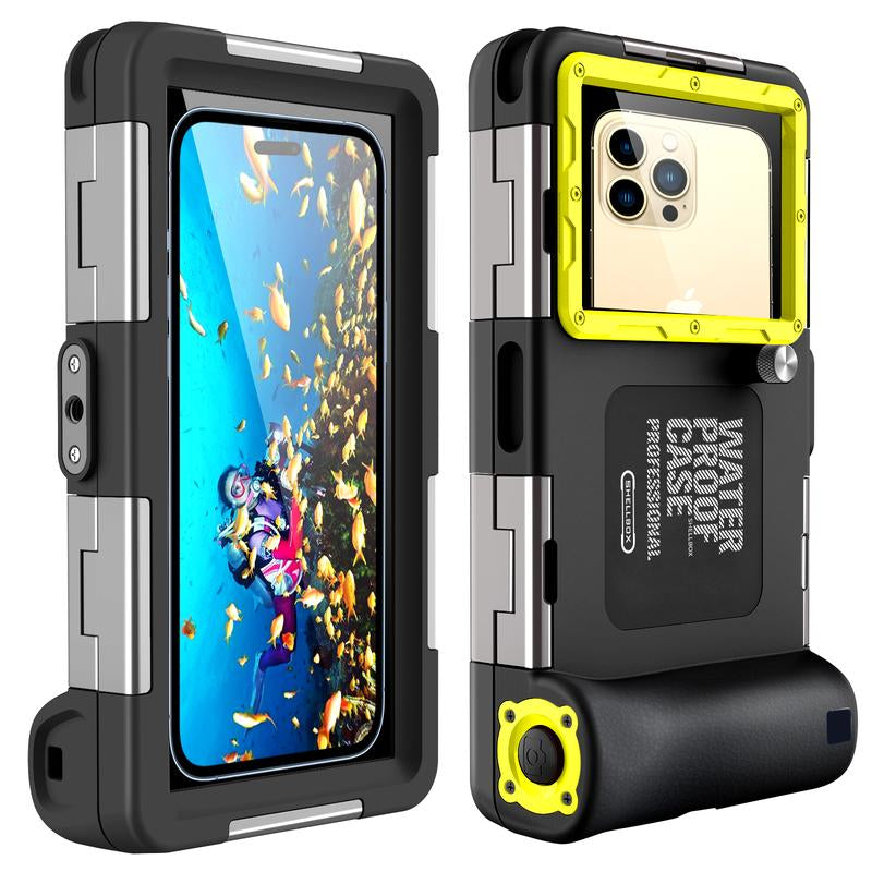 Underwater Snorkeling Diving Phone Case for Iphone 16/15/14/13/12/11 Pro Max/Xs/X Galaxy S24/S23/S22/S21, [50 Feet/15 Meters] Professional Scuba Diving Waterproof Phone Case Underwater Photo Video