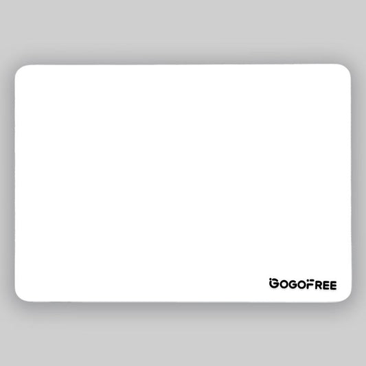 GOGOFREE Premium Tempered Glass Mouse Pad - Ultra-Smooth Gaming & Office Surface, Non-Slip Base, Durable & Easy to Clean - Ideal for Gamers & Professionals