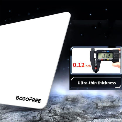 GOGOFREE Premium Tempered Glass Mouse Pad - Ultra-Smooth Gaming & Office Surface, Non-Slip Base, Durable & Easy to Clean - Ideal for Gamers & Professionals