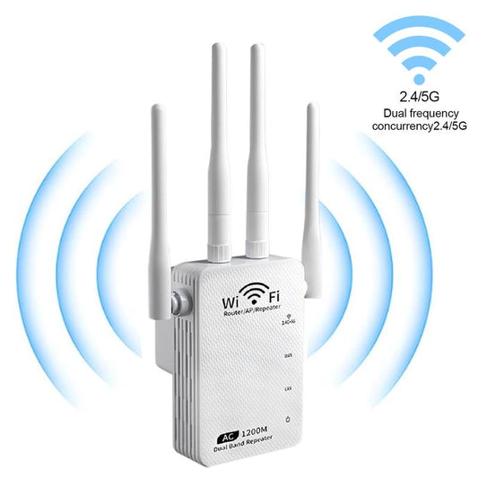 2025 Upgraded 5G Wifi Extender – Dual-Band 5Ghz/2.4Ghz, Covers up to 10,000 Sq. Ft., Supports 100 Devices, Perfect for Home, Office & Gifting