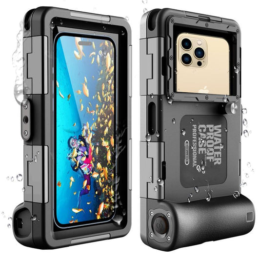 Underwater Snorkeling Diving Phone Case for Iphone 16/15/14/13/12/11 Pro Max/Xs/X Galaxy S24/S23/S22/S21, [50 Feet/15 Meters] Professional Scuba Diving Waterproof Phone Case Underwater Photo Video